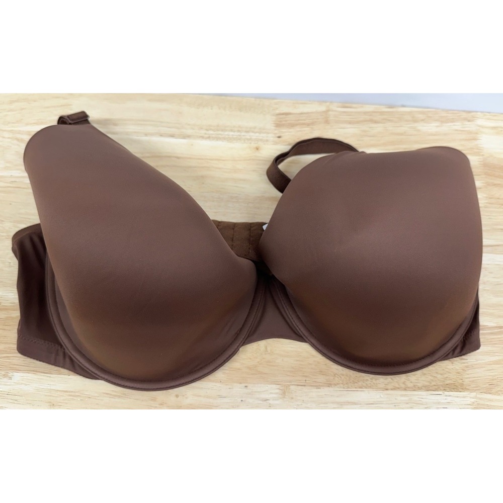 Victoria Secret Pink Wear Everywhere Lightly Lined T-Shirt Bra 42G Brown